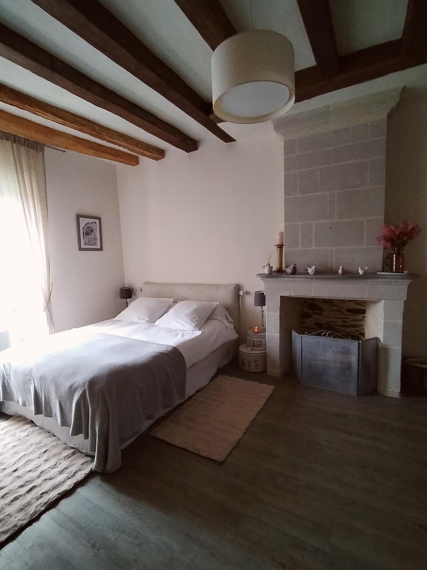 La Petite Boire - Chambres D'Hotes Pres D'Angers Murs-Erigne Zimmer foto